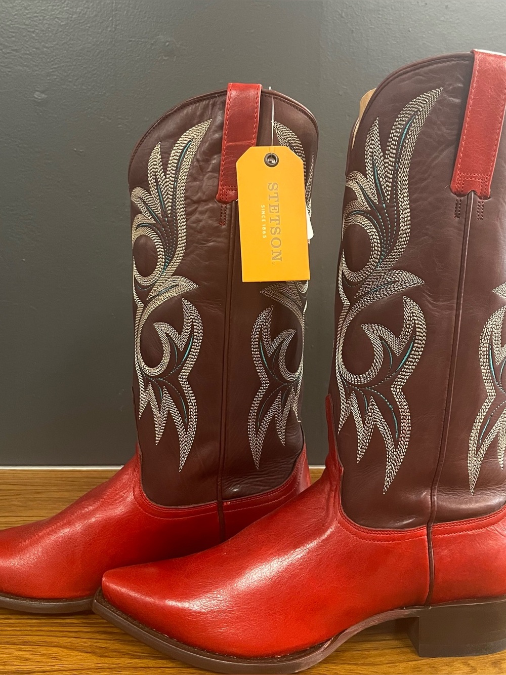 NIB Stetson Women’s Lauren Boots - Picture 3 of 9